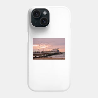 Bournemouth Pier And Beach Dorset England Phone Case