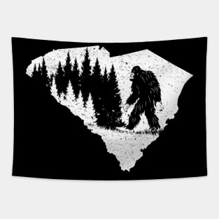 Bigfoot South Carolina State Tapestry