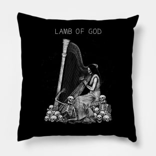 Family Skull Play Lamb ofgod Pillow