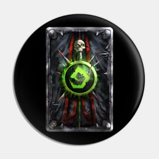 Warlock theme cardback Pin