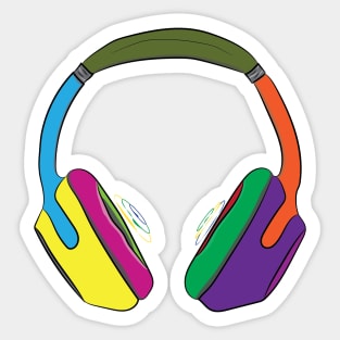 Headphones Stickers for Sale