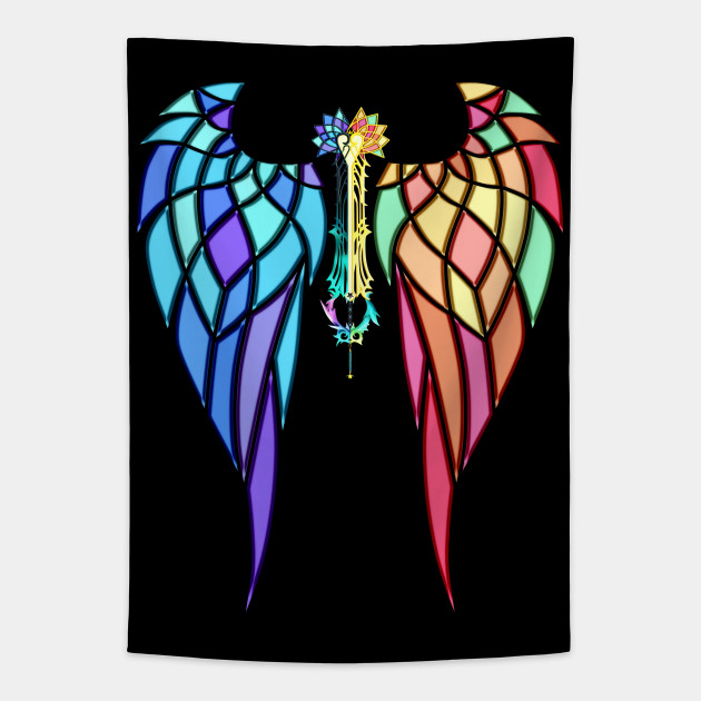 Nightmare S End Mirage Split Glass Wings Kingdom Hearts Tapestry Teepublic