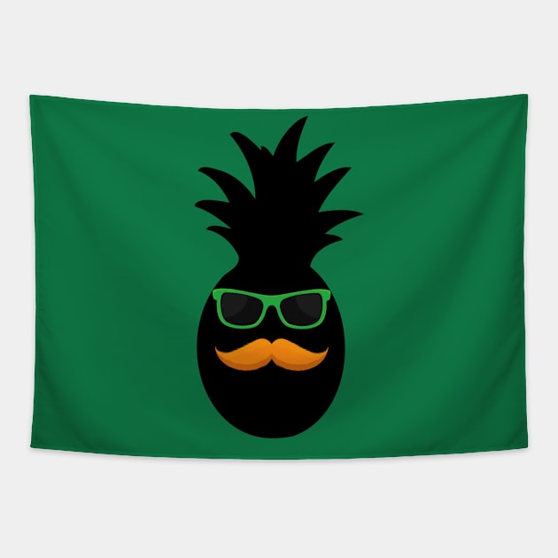 Pineapple man- lucky Tapestry by Kristalclick 