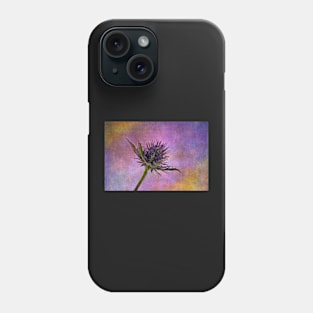 Eryngium head with texture Phone Case