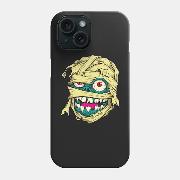 Classic Movie Monster Mummy Phone Case by SandiTyche