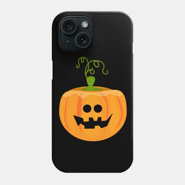 Adorable happy pumpkin Phone Case by Cherubic