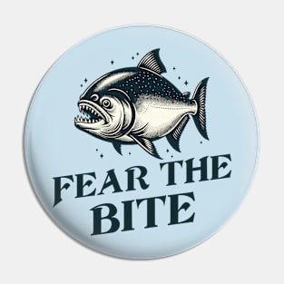 Piranha fish Pin