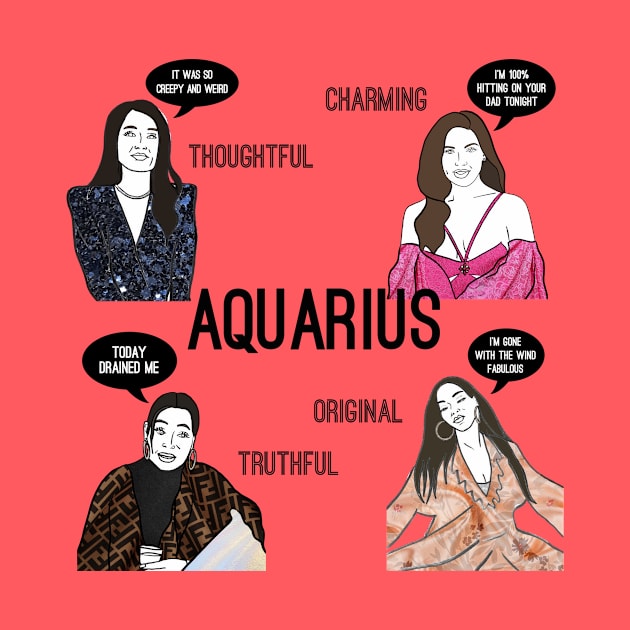 Aquarius- Bravostrology series by Katsillustration