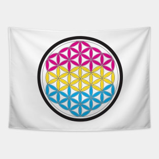 pansexual flower of life Tapestry