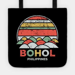 Vintage Bohol Chocolate Hills Philippines Pilipinas Gift Tote