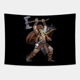 Norse Viking Warrior Tapestry