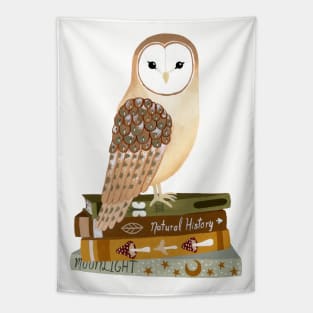 Reading Owl Tapestry