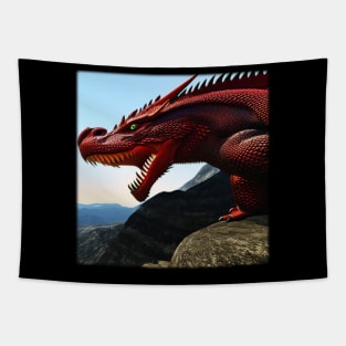 Dragon - AI-Generated Tapestry