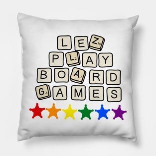 LezPlayBoardGames Logo Pillow