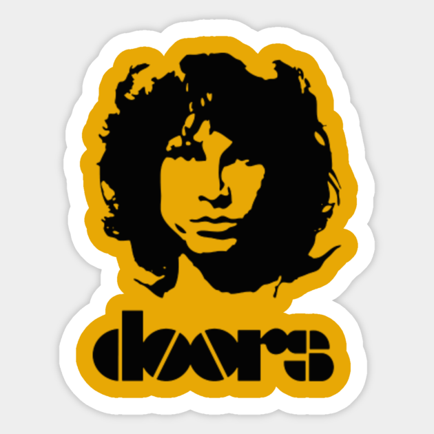 The Doors - Music 70s Band Psychedelic Rock Vintage - Sticker | TeePublic