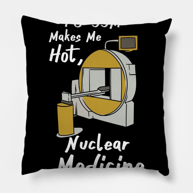 Nuclear Medicine, Magnetic Resonance Imaging Pillow by maxdax