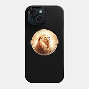 Lion Of Judah Lion Cross Christian Faith Jesus Hebrew Lion Phone Case