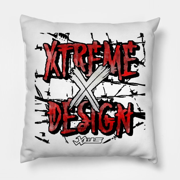 XWS: XTREME x DESIGN (Bloodsoaked) Pillow by XWS_Official