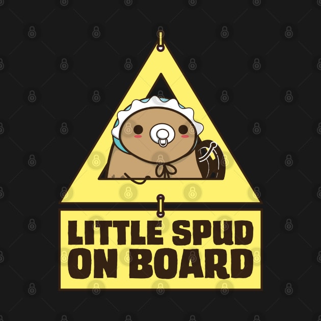 Little Spud on Board by clgtart