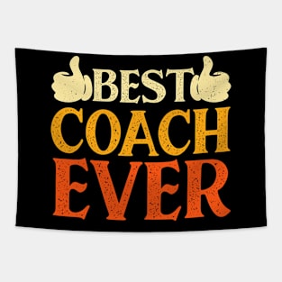 Best Coach Ever Gift for Sports Coach Tapestry