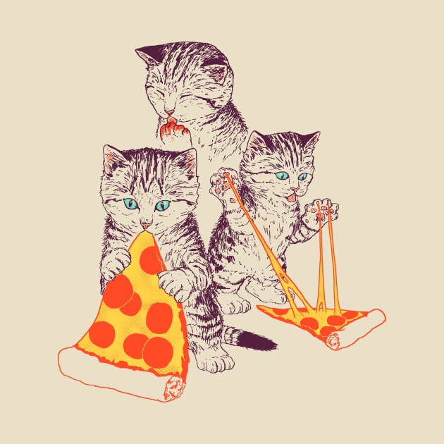 Pizza Kittens by Hillary White Rabbit