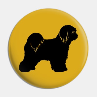 Tibetan Terrier Silhouette Pin