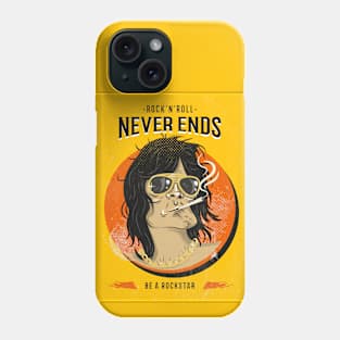 Rock 'N' Roll Never Ends Phone Case