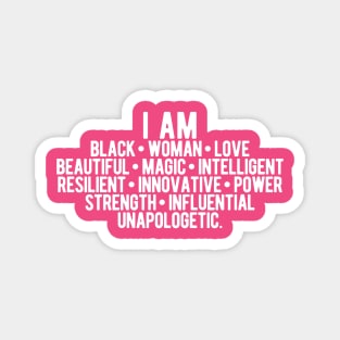 I AM A Strong Black Woman | African American Magnet