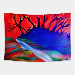 Sunset Forest Tapestry