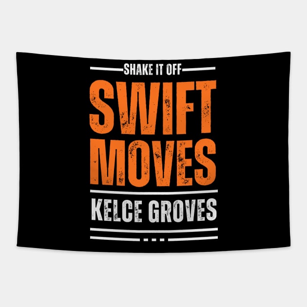 Swift Moves, Kelce Groves Tapestry by RealNakama