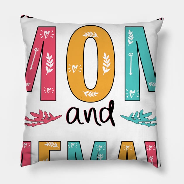 Blessed To Be Called Mom And Memaw Pillow by heryes store