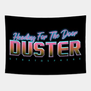 Duster Heading for The Door Tapestry