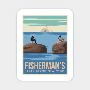 fisherman long island new york Magnet