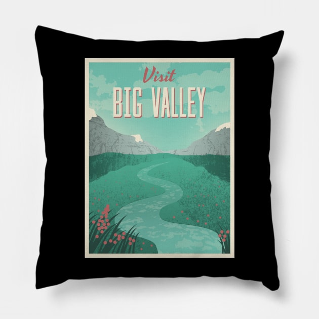 Visit Big Valley Pillow by robotrobotROBOT