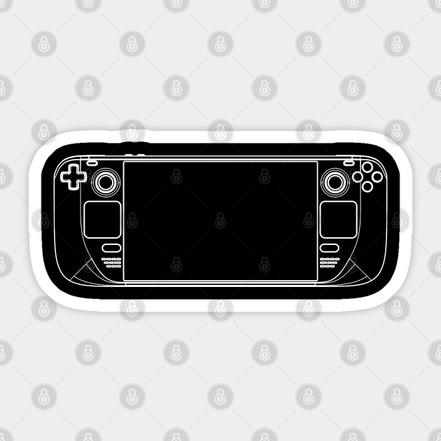 steam deck Gaming Sticker TeePublic steam deck Gaming Sticker TeePublic