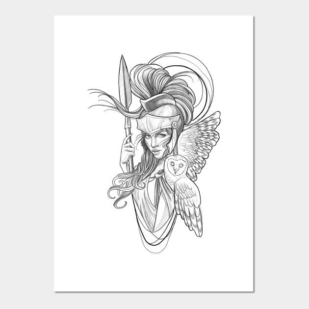 Athena Goddess Athena Goddess Posters And Art Prints Teepublic Uk