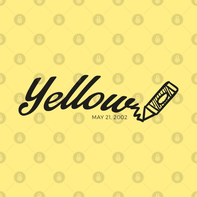 Yellow Crayon by BrashBerry Studio