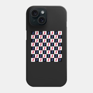 New Jersey Checkerboard Pattern Phone Case