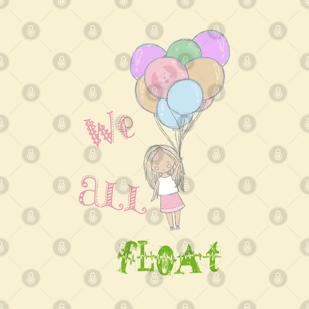 We all float - Girl on Balloons - IT Parody by Lucia