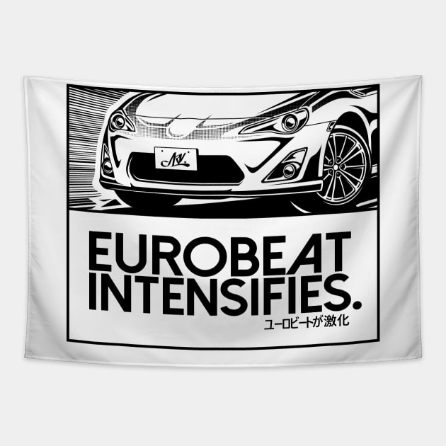 EUROBEAT INTENSIFIES - GT86 Tapestry by ARVwerks