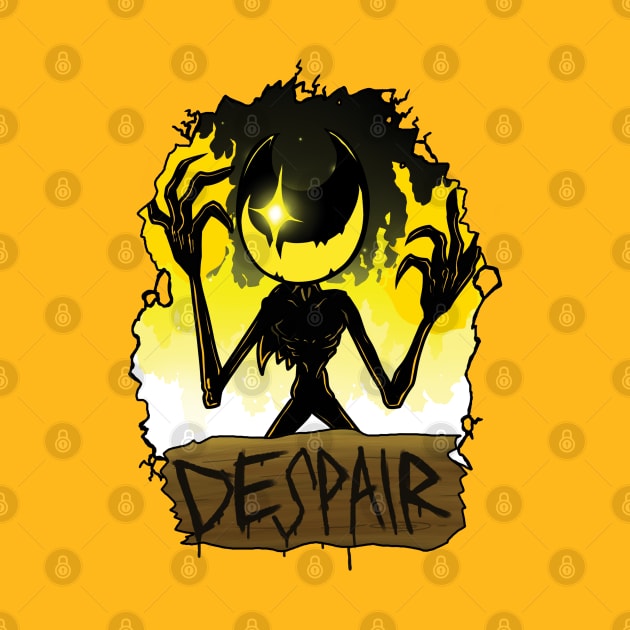 FNF INDIE CROSS - BATIM Nightmare Bendy Despair art by Renovich