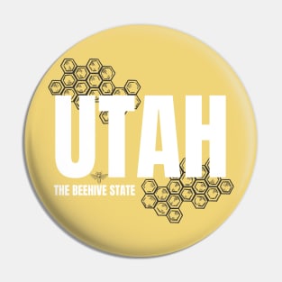 Utah The Beehive State Pin