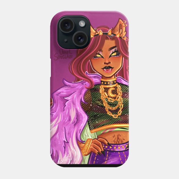 Clawdeen Wolf - Haunt Couture Phone Case by withurie