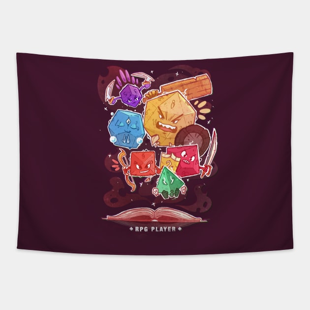 Rpg Player Tapestry by Kabuto_Store