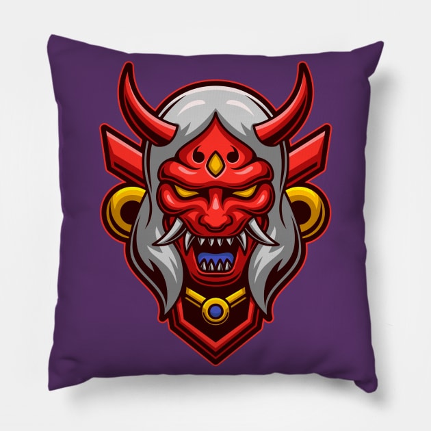 Devil dragon Pillow by mightyfire