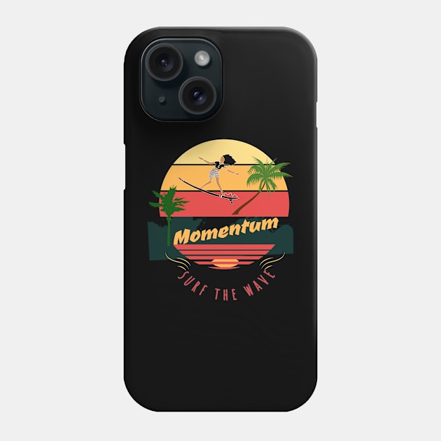 surfing fun Phone Case by Colbalt101