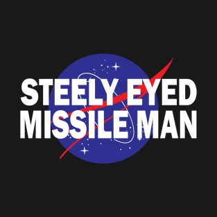 NASA Logo Inspired "Steely-Eyed Missile Man" T-Shirt