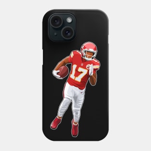 Mecole Hardman #17 Carries The Ball Phone Case