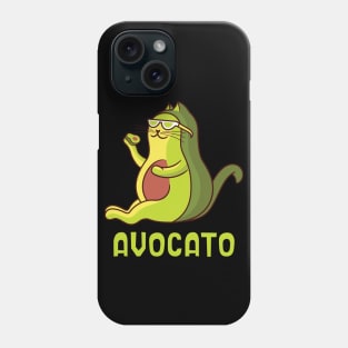 Avocato Funny Fat Kitty Phone Case