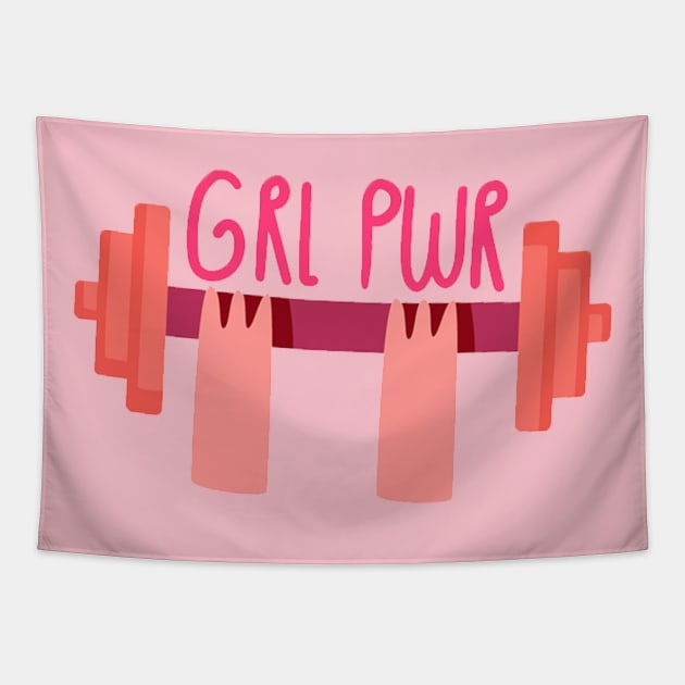 Grl Pwr Tapestry by Mako Design 